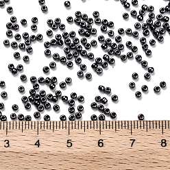(90) Metallic Amethyst Gun Metal TOHO Round Seed Beads, Japanese Seed Beads, (90) Metallic Amethyst Gun Metal, 11/0, 2.2mm, Hole: 0.8mm, about 50000pcs/pound