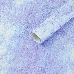 Фиолетовый 5шт. подарочной оберточной бумаги для цветов, пакеты для упаковки одного цветка, подходит для украшения подарка, фиолетовые, 580x400x0.3 мм