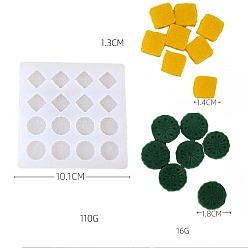 Rhombus Пищевые силиконовые формы, для запечатывания частиц воска, ромб, 101x101x13 мм