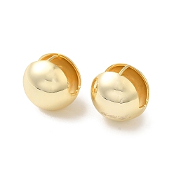 Золотой Латунь обруч серьги для женщин, разнообразные, золотые, 16 мм