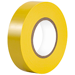 Желтый 1 рулон ПВХ-пластиковой водонепроницаемой самоклеящейся ленты, желтые, 18 мм, 20 м / рулон