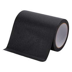 Черный Изоляционная лента, клейкая лента текстурированная бумага, для покраски, упаковка и защита окон, чёрные, 150 мм, 30 ярдов / ролл