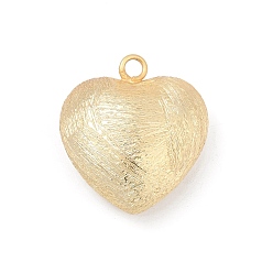 Сердце Латунные подвески, реальный 14 k позолоченный, сердце, 28.5x26x12.5 мм, отверстие : 3 мм