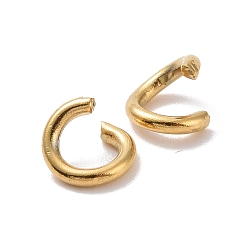 Золотой Ионное покрытие (ip) 304 открытые соединительные кольца из нержавеющей стали, круглые, золотые, 24 датчик, 2.5x0.5 мм, внутренний диаметр: 1.5 мм