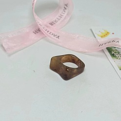 Седло Коричневый 1поликарбонатные прямоугольные акриловые манжетные кольца, седло коричневый, внутренний диаметр: 17 мм