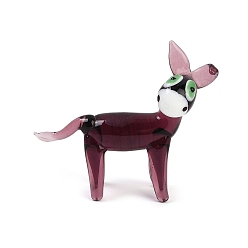 Donkey Серия животных миниатюрные украшения ручной работы лэмпворк, фигурка украшение для домашнего рабочего стола, осел, 65x22x55 мм