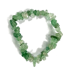 Клубничный Кварц Естественно клубника кварц браслеты простирания, чип, внутренний диаметр: 2-1/8~2-3/8 дюйм (5.5~6 см)