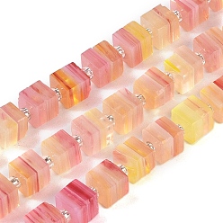 (52) Непрозрачная лаванда Непальские бусины лэмпворк ручной работы, 3d форма куба, разноцветные, 5.5x6x5.5 мм, отверстие : 1 мм, около 51~53 шт / нитка, 15.59''~16.26'' (39.6~41.3 см)