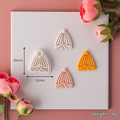 Бабочка Пластиковые формы, резцы глины, инструменты для лепки из глины, для серьги решений, бабочка, 2.5x2.2x1.15 см