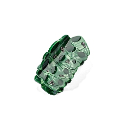 Зеленый Заколки для волос с когтями из ацетата целлюлозы (смола), аксессуары для волос для женщин и девочек, зелёные, 71x36 мм