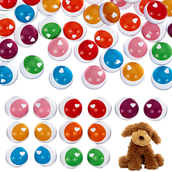 (52) Непрозрачная лаванда 56 шт. 14 стили стеклянные кукольные глаза, аксессуары для игрушек своими руками, полукруглый, разноцветные, 12 мм, 4 шт / стиль