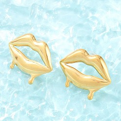 Lip Стильные серьги-гвоздики из нержавеющей стали для женщин, губа, 304 мм