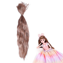 Верблюжий Парик для куклы из искусственной шерсти, для девочек своими руками bjd makings аксессуары, верблюжие, 270x55x7 мм