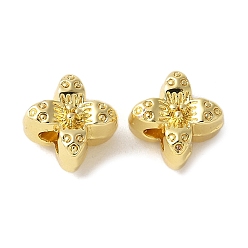 Золотой Сплавочные бусины, стойки покрытие, цветок, золотые, 8x8x5 мм, отверстие : 2 мм