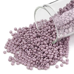 (766) Opaque Pastel Frost Light Lilac Круглые бусины тохо, японский бисер, (766) непрозрачный пастельный иней светло-сиреневый, 11/0, 2.2 мм, отверстие : 0.8 мм, Около 1103 шт / 10 г
