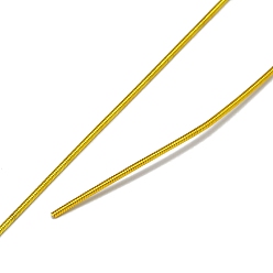 Золотистый Медная проволока, каркасная проволока, гибкий провод катушки, металлизированная нить для вышивания и изготовления украшений, золотые, 18 датчик, 1 мм