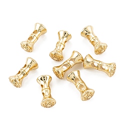Plaqué 18K Or Véritable Laiton liens multi-brins, plaqué longue durée, bambou commune, réel 18 k plaqué or, 20x9mm, Trou: 3mm