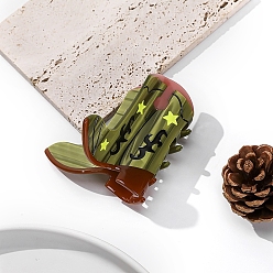 Shoes Заколки для волос в форме когтей из ацетата целлюлозы, аксессуары для волос для женщин и девочек, обуви, 80x76 мм