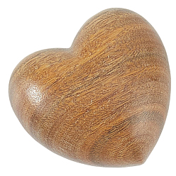 Сиена Декоративные сердечки из сандалового дерева., для украшения домашнего офиса, цвет охры, 40.5x44x28 мм