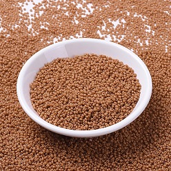(RR4457) Duracoat Dyed Opaque Cedar MIYUKI Round Rocailles Beads, Japanese Seed Beads, 11/0, (RR4457) Duracoat Dyed Opaque Cedar, 2x1.3mm, Hole: 0.8mm, about 50000pcs/pound