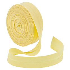 Светло-желтый 9.8~10м поликоттоновая лента, для аксессуаров для одежды, светло-желтый, 7/8 дюйм (22 мм), около 10.94 ярдов (9.8~10 м) / комплект