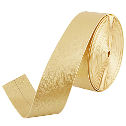 Золотистый Ленты из искусственной кожи, для сумок, изготовление ювелирных изделий, сделай сам крафт, золотые, 1-1/8 дюйм (30 мм), около 5.47 ярдов (5 м) / пачка