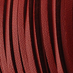 Dark Red Faux Suede Cord, Faux Suede Lace, with Imitation Leather, Dark Red, 3x1mm, 100yards/roll(300 feet/roll)