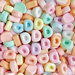 Letter D Непрозрачная смола декодирует кабошоны, для украшения своими руками, Буква D, 13x10.5x6 мм