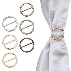 (52) Непрозрачная лаванда 6 шт 6 стиль пряжки из цинкового сплава, для ремня кожаный ремень сумка для ремня, плоско-круглые, разноцветные, 42~45x3~3.5 мм, Внутренние размеры: 34~35 mm, 1 шт / стиль