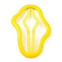 Золотистый Заколки для волос из сплава Cloud, аксессуары для волос для девочек, золотые, 67.5x42x1.5 мм