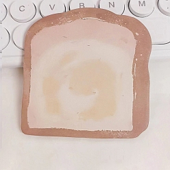 Темный Лосось Блокнот с рисунком хлеба, стикеры, наклейки с наклейками, для офисного школьного чтения, темный лосось, 80x75 мм, 30 шт