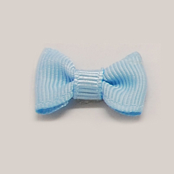 Licht Himmel blau Handarbeit gewebt Ornament Accessoires, bowknot & Haarbögen, Licht Himmel blau, 25~30x15~16x5 mm