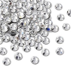 00030 Crystal Камни preciosa® crystal hotfix с плоской основой, чешский хрусталь, круглый(438 11 612 шатон роза вива 12 ®), 00030 кристалл, ss 8 (2.3~2.5 мм)