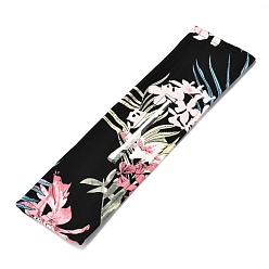 Black Cotton Deft Bun Maker, with Iron inside, Hair Styling Tools for Women Girls, Rectangle, Black, 345x95x2mm