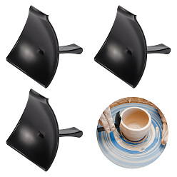 Black Plastic Clay Centering Aid for Wheel Throwing Polymer Clay Tools, for Arts and Crafts Display Stand, Black, 107x100x105mm