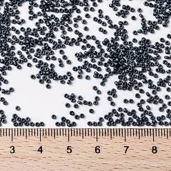 (RR2001) Matte Gunmetal MIYUKI Round Rocailles Beads, Japanese Seed Beads, 15/0, (RR2001) Matte Gunmetal, 1.5mm, Hole: 0.7mm, about 250000pcs/pound