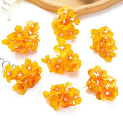 Золотистый Цветочные украшения из ткани, искусственный цветок, для украшения свадебного дома, золотые, 80x50 мм