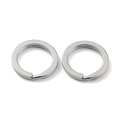 Нержавеющая Сталь Цвет Не тускнеет 304 разъемные брелоки из нержавеющей стали, брелок для ключей, цвет нержавеющей стали, 20x2 мм, одиночный провод: 1 мм