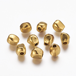 Античное Золото Сплавочные овальные бусины тибетского стиля , овальные, античное золото , без свинца, без кадмии и без никеля, 10x9.5x9 мм, отверстие : 3 мм