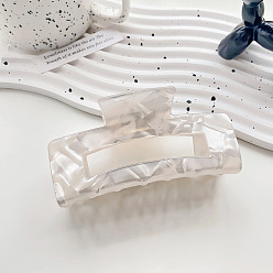 Белый Заколки для волос в форме когтей из ацетата целлюлозы, аксессуары для волос для женщин и девочек, белые, 105 мм