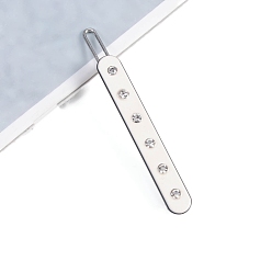 Желтая Старая Ткань  Заколки для волос из пвх, овальные, старое кружево, 61x5 мм