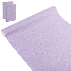 Лиловый 3 стили полиэфирных тканей, с бумажной спиной, для переплета книг, сирень, 1000x430x0.4 мм