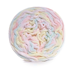 Бледно-бирюзовый Полиэфирная пряжа, для свитера, шапки, носков, детских одеял, сегмент окрашенный, бледные бирюзовая, 6 мм