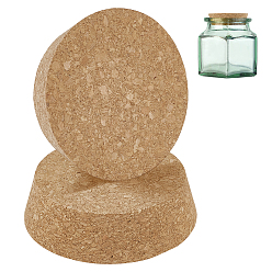 Цвет Древесины 2шт. пробковые пробки для бутылок, винные аксессуары, плоско-круглые, деревесиные, 94~110x30 мм