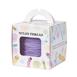 Средний Фиолетовый Нейлоновая нить с одной нейлоновой нити внутри, сильнее, чем nwir-r006- серии, средне фиолетовый, 1.5 мм, около 120.29 ярдов (110 м) / рулон