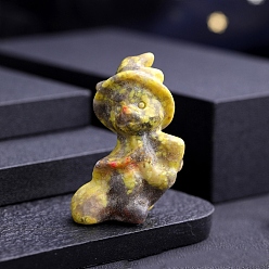 Realgar Натуральные реалгаровые кукольные украшения, для украшения домашнего офиса, 40x30 мм