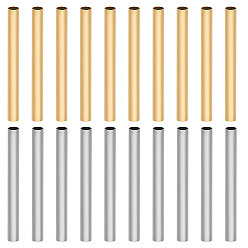 (52) Непрозрачная лаванда 30 шт. 2 цвета ионное покрытие (ip) 304 трубки из нержавеющей стали, разноцветные, 30x3 мм, отверстие : 2.5~2.7 мм, 15 шт / цвет