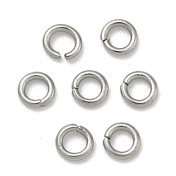 Нержавеющая Сталь Цвет Устойчивы к потускнению 304 открытые соединительные кольца из нержавеющей стали, круглые, цвет нержавеющей стали, 22 датчик, 3x0.6 мм, внутренний диаметр: 1.8 мм