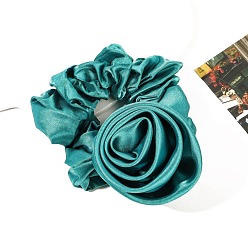 Бирюза Ткань эластичные аксессуары для волос, для девочек или женщин, резинка для волос / резинки для волос, 120x90x30 мм