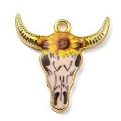 Льняное Полотно Подвески из сплава, без свинца, без кадмии и без никеля, крупный рогатый скот, белье, 22x21.5x2.5 мм, отверстие : 1.8 мм
